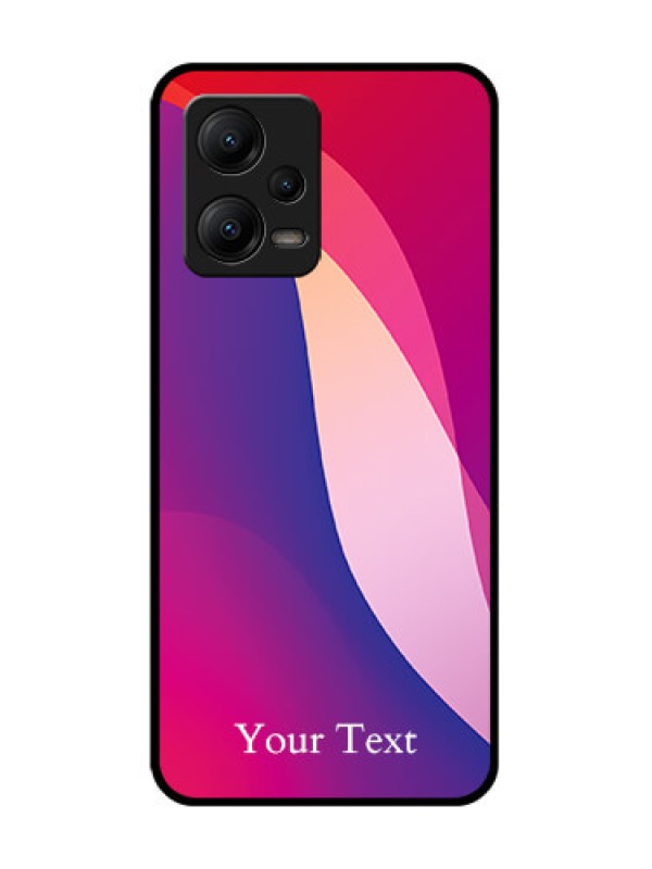Custom Poco X5 5G Custom Metal Phone CaseDigital Abstract Overlap Design