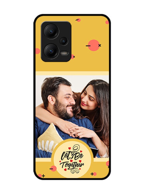 Custom Poco X5 5G Custom Metal Phone CaseLets Be Together Design