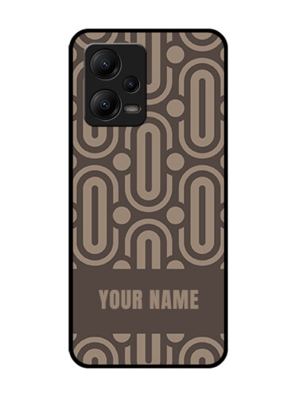 Custom Poco X5 5G Custom Metal Phone CaseCaptivating Zero Pattern Design