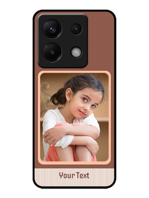 Custom Poco X6 5G Custom Metal Phone CaseSimple Pic Upload Design