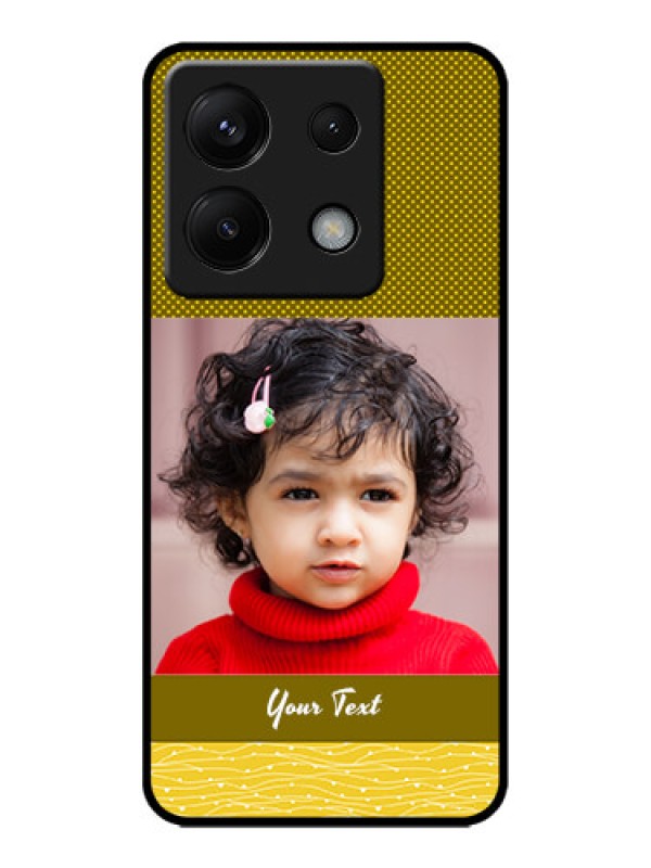 Custom Poco X6 5G Custom Metal Phone CaseSimple Green Color Design