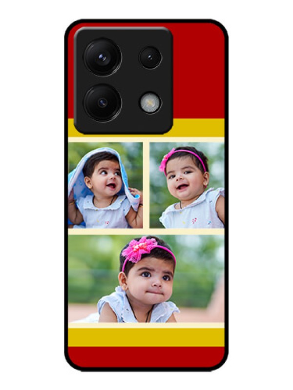 Custom Poco X6 5G Custom Metal Phone CaseMultiple Pic Upload Design