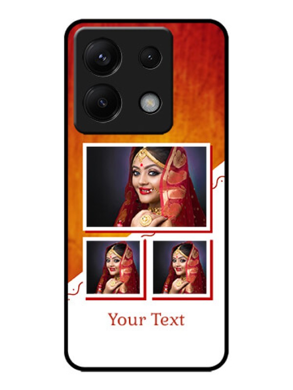 Custom Poco X6 5G Custom Metal Phone CaseWedding Memories Design