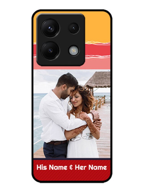 Custom Poco X6 5G Custom Metal Phone CaseColorful Case Design