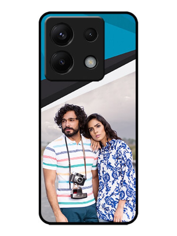 Custom Poco X6 5G Custom Metal Phone CaseSimple Pattern Photo Upload Design