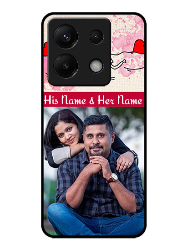 Custom Poco X6 5G Custom Metal Phone CaseYou And Me Case Design