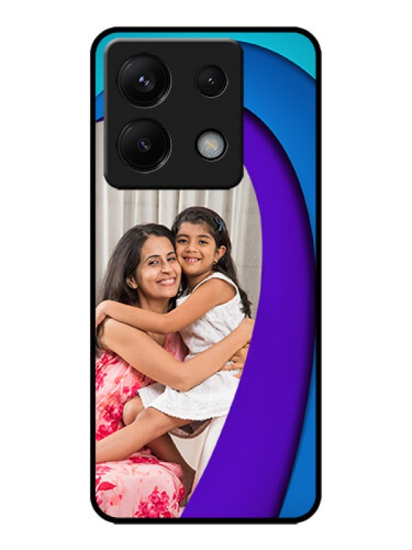 Custom Poco X6 5G Custom Metal Phone CaseSimple Pattern Design