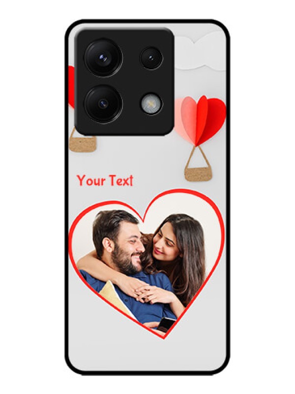 Custom Poco X6 5G Custom Metal Phone CaseParachute Love Design