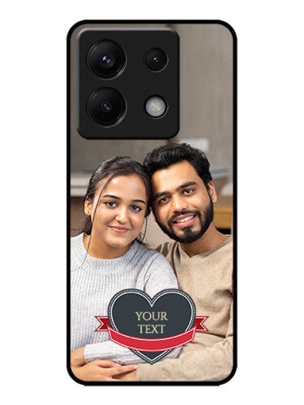 Custom Poco X6 5G Custom Metal Phone CaseJust Married Couple Design