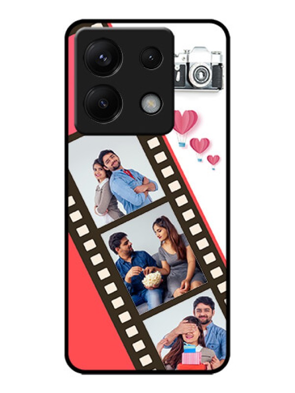 Custom Poco X6 5G Custom Metal Phone Case3 Image Holder With Film Reel