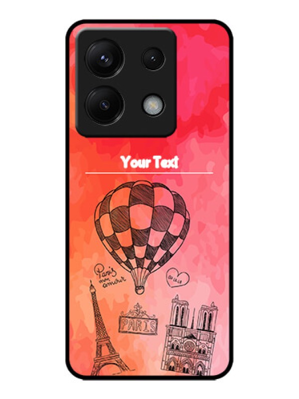 Custom Poco X6 5G Custom Metal Phone CaseParis Theme Design