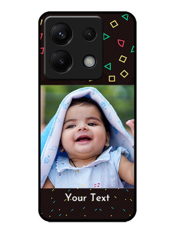 Custom Poco X6 5G Custom Metal Phone CaseWith Confetti Birthday Design
