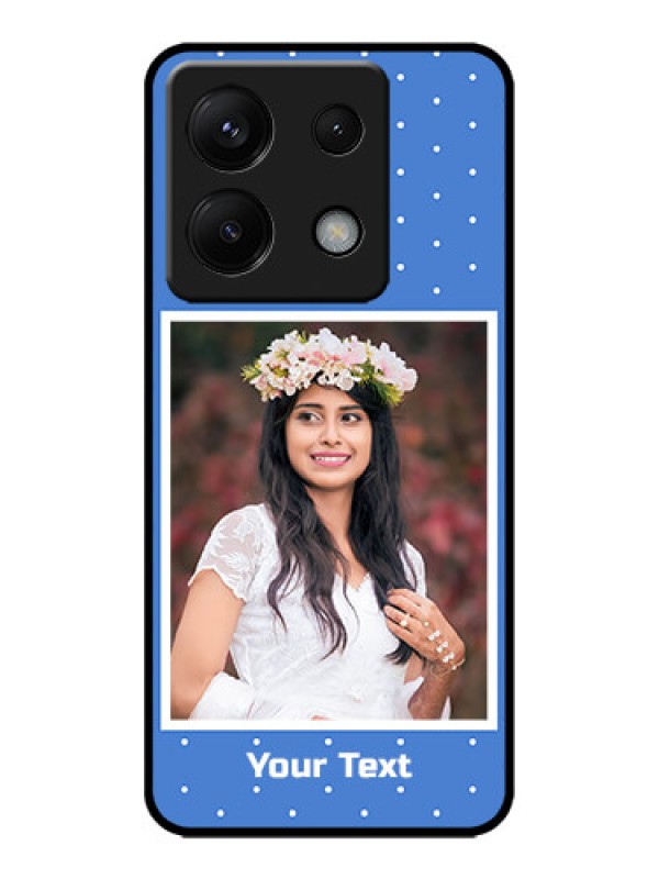 Custom Poco X6 5G Custom Metal Phone CasePolka Dots Design