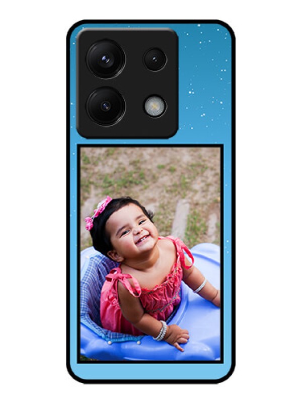 Custom Poco X6 5G Custom Metal Phone CaseWave Pattern Colorful Design