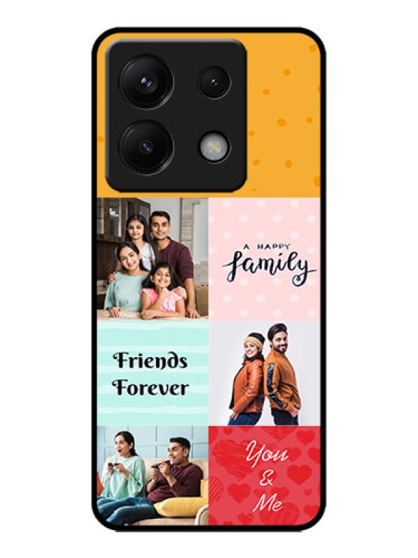 Custom Poco X6 5G Custom Metal Phone CaseImages With Quotes Design
