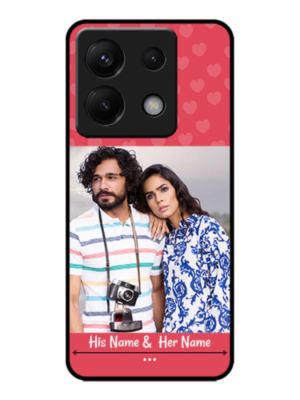 Custom Poco X6 5G Custom Metal Phone CaseSimple Love Design