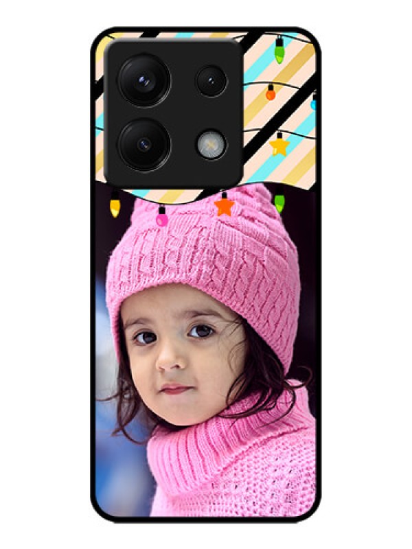Custom Poco X6 5G Custom Metal Phone CaseLights Hanging Design