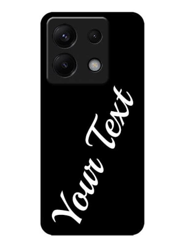 Custom Poco X6 5G Custom Metal Phone CaseWith Your Name Design
