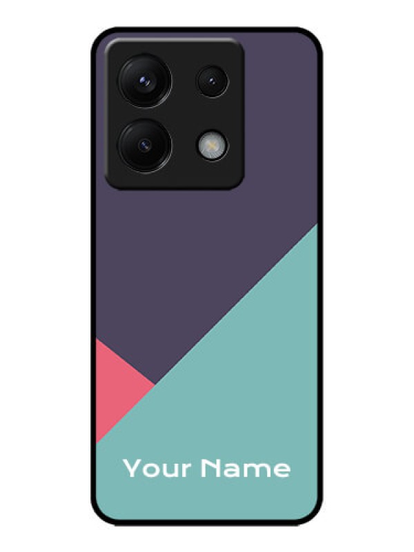 Custom Poco X6 5G Custom Metal Phone CaseTri Color Abstract Design