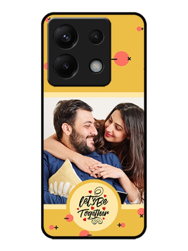 Custom Poco X6 5G Custom Metal Phone CaseLets Be Together Design