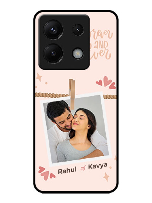 Custom Poco X6 5G Custom Metal Phone CaseForever And Ever Love Design