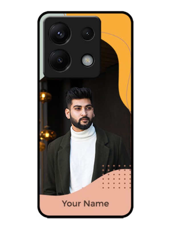 Custom Poco X6 5G Custom Metal Phone CaseTri - Coloured Overlay Design