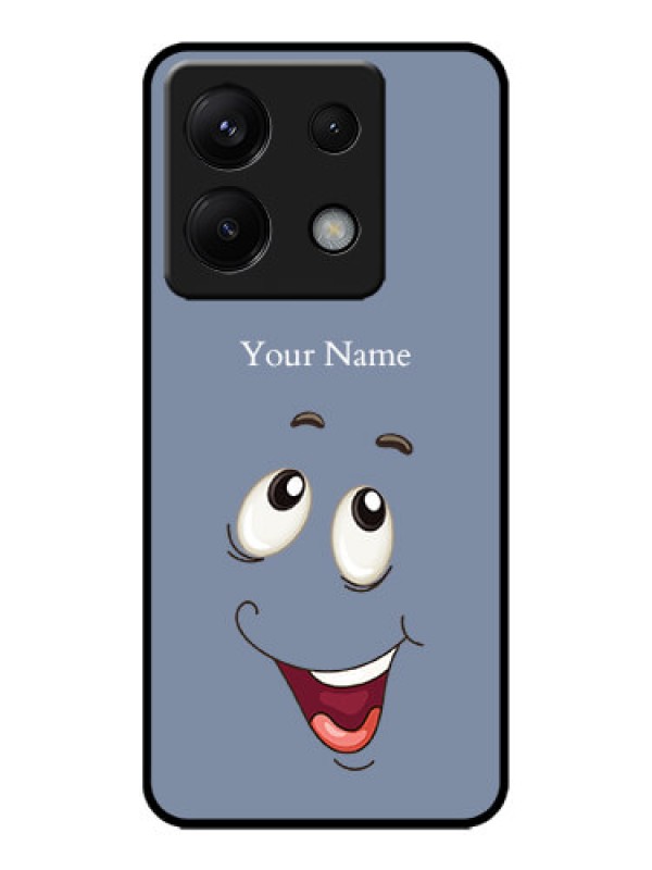 Custom Poco X6 5G Custom Metal Phone CaseLaughing Cartoon Face Design
