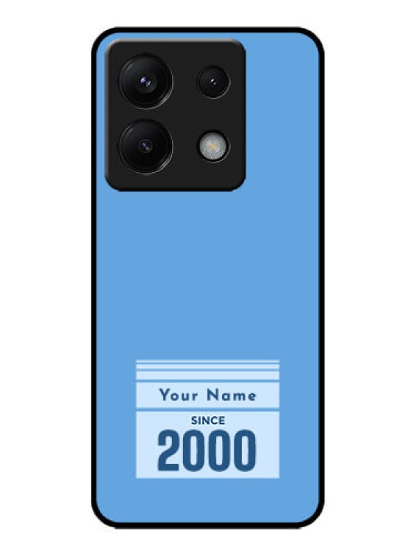 Custom Poco X6 5G Custom Metal Phone CaseCustom Year Of Birth Design