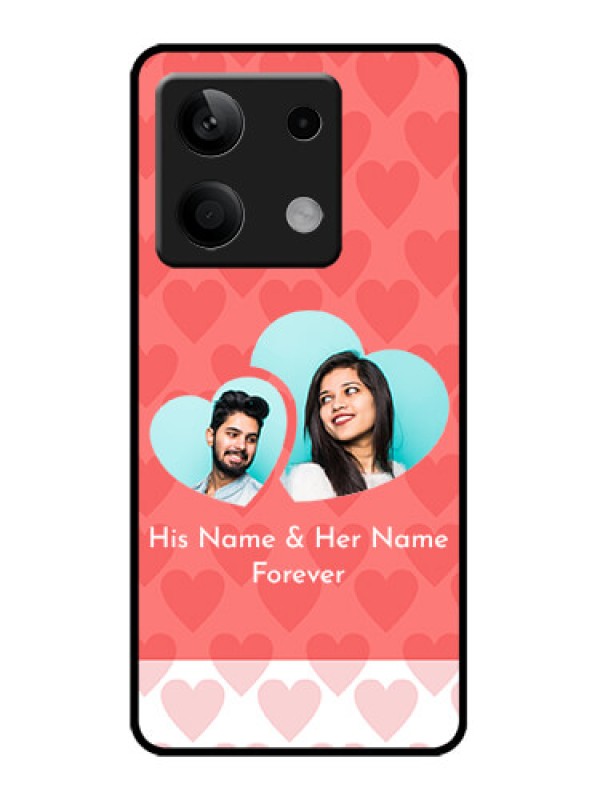 Custom Poco X6 Neo 5G Custom Metal Phone Case - Couple Pic Upload Design