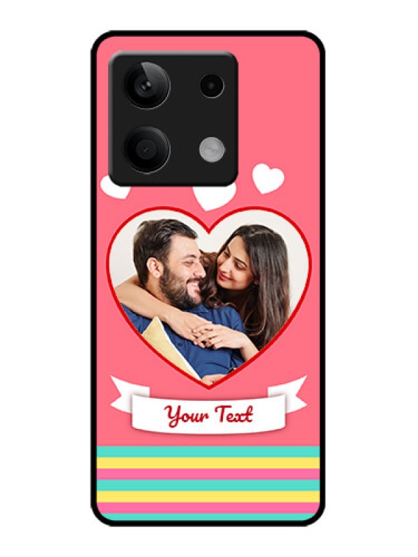 Custom Poco X6 Neo 5G Custom Metal Phone Case - Love Shapes Doodle Design