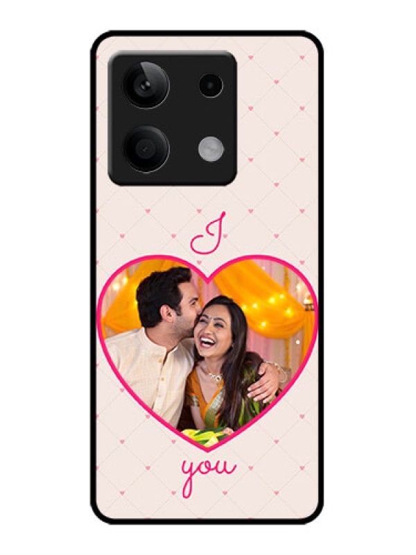 Custom Poco X6 Neo 5G Custom Metal Phone Case - Heart Shape Design