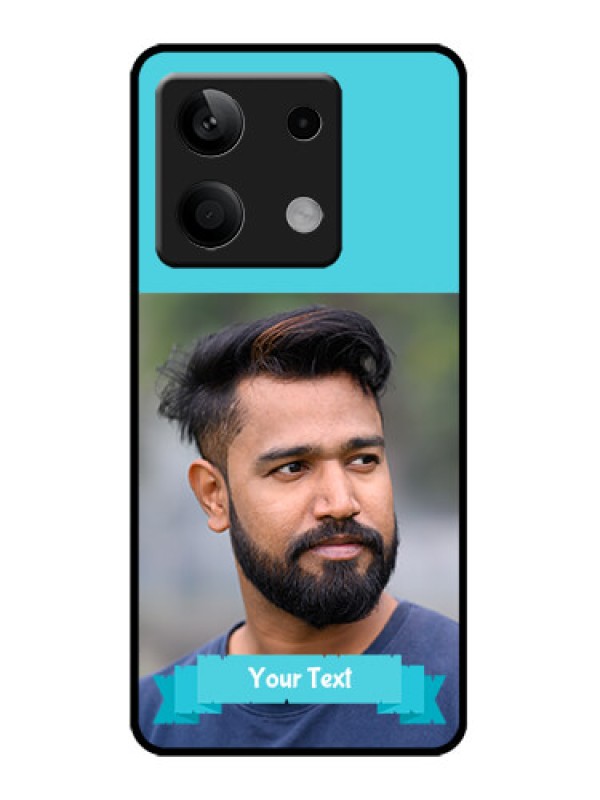 Custom Poco X6 Neo 5G Custom Metal Phone Case - Blue Color Design