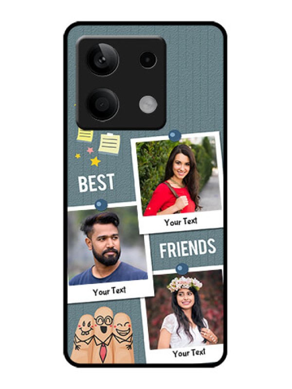 Custom Poco X6 Neo 5G Custom Metal Phone Case - Sticky Frames And Friendship Design
