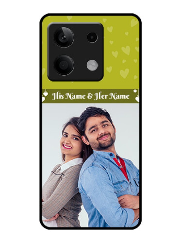 Custom Poco X6 Neo 5G Custom Metal Phone Case - You and Me Heart Design