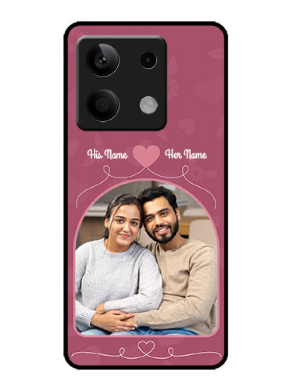 Custom Poco X6 Neo 5G Custom Metal Phone Case - Love Floral Design