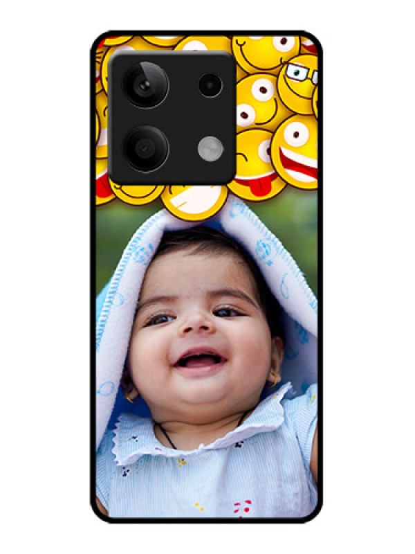 Custom Poco X6 Neo 5G Custom Metal Phone Case - With Smiley Emoji Design