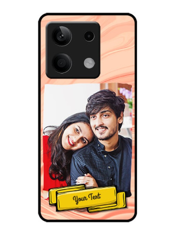 Custom Poco X6 Neo 5G Custom Metal Phone Case - Marble Texture Design