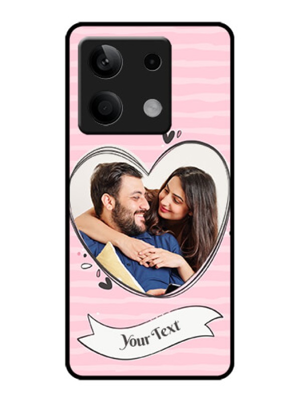 Custom Poco X6 Neo 5G Custom Metal Phone Case - Vintage Heart Design