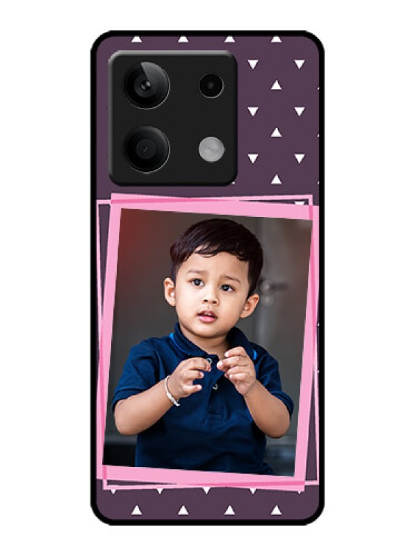 Custom Poco X6 Neo 5G Custom Metal Phone Case - Triangle Pattern Dotted Design