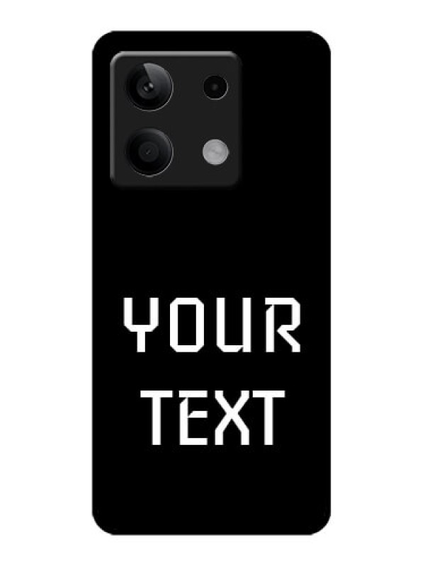 Custom Poco X6 Neo 5G Custom Metal Phone Case - Your Name Design