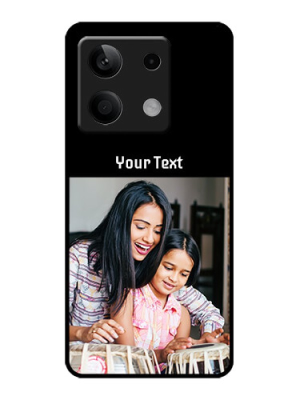 Custom Poco X6 Neo 5G Custom Metal Phone Case - Photo With Name Design