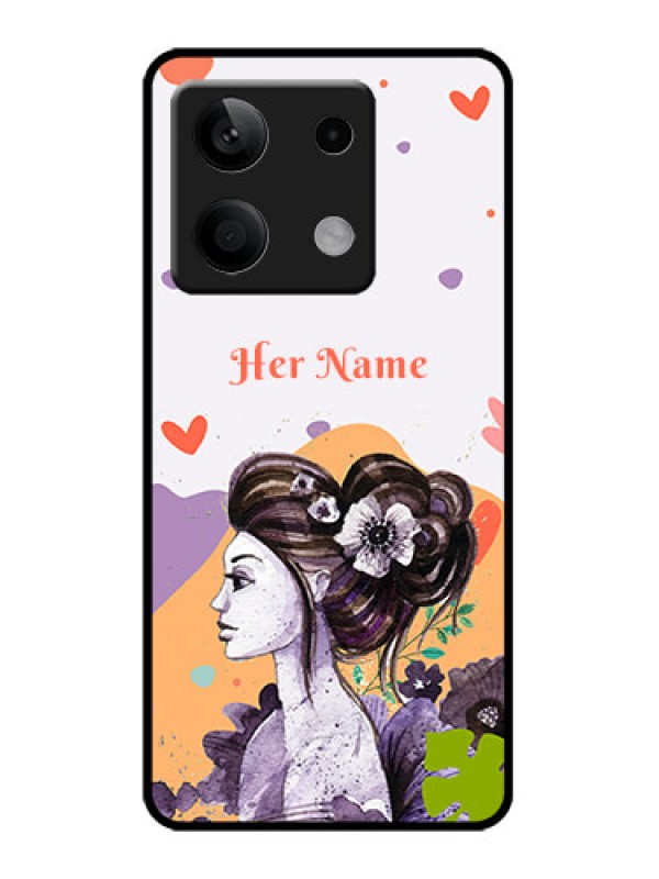 Custom Poco X6 Neo 5G Custom Metal Phone Case - Woman And Nature Design