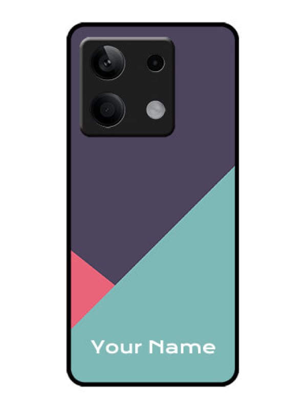 Custom Poco X6 Neo 5G Custom Metal Phone Case - Tri Color Abstract Design