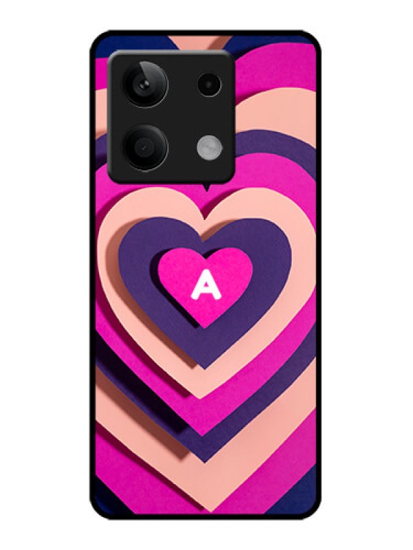 Custom Poco X6 Neo 5G Custom Metal Phone Case - Cute Heart Pattern Design