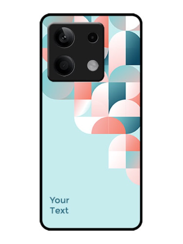 Custom Poco X6 Neo 5G Custom Metal Phone Case - Stylish Semi - Circle Pattern Design