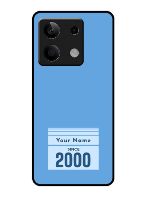 Custom Poco X6 Neo 5G Custom Metal Phone Case - Custom Year Of Birth Design