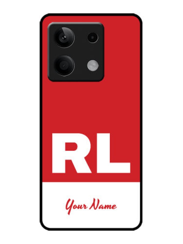 Custom Poco X6 Neo 5G Custom Metal Phone Case - Dual Tone Custom Text Design