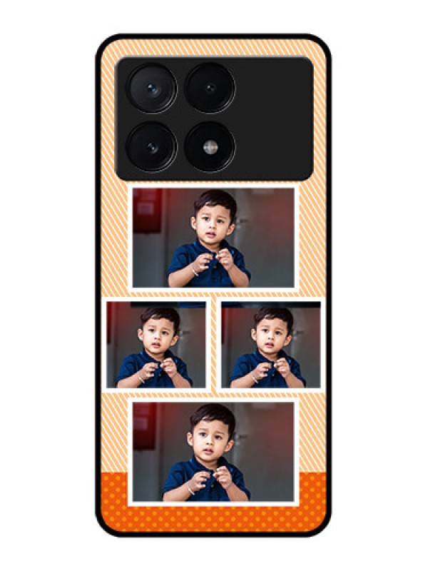 Custom Poco X6 Pro 5G Custom Metal Phone CaseBulk Photos Upload Design