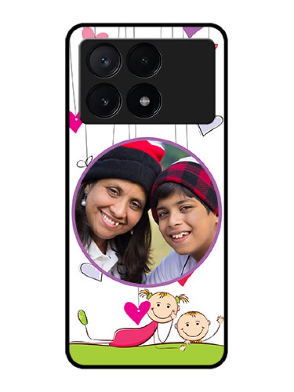 Custom Poco X6 Pro 5G Custom Metal Phone CaseCute Kids Phone Case Design
