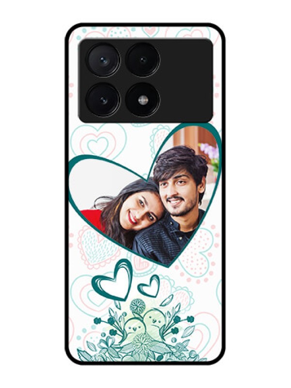 Custom Poco X6 Pro 5G Custom Metal Phone CasePremium Couple Design